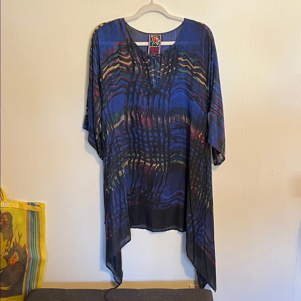 Johnny Was Wiggie Multicolor Abstract Tunic - Picture 3 of 7